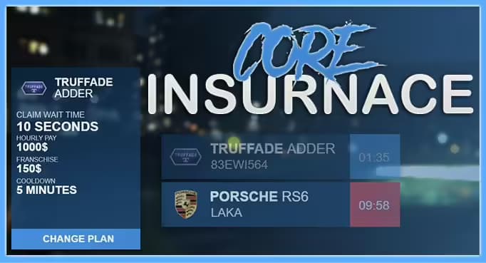 Core Insurance (ESX) esx FiveM Script