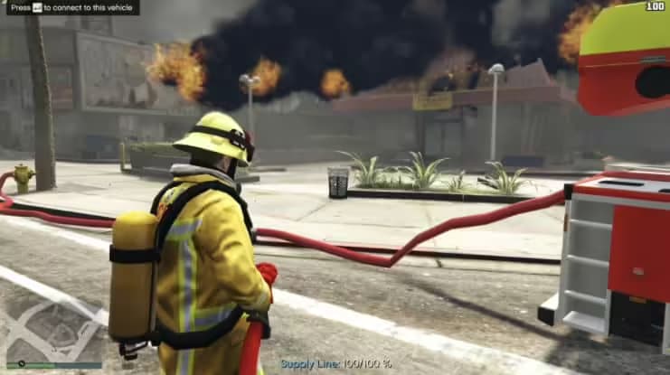 Fire Supply Line FiveM Script — esx 5