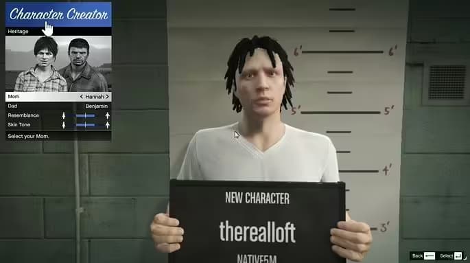 GTAO Character Creator esx FiveM Script