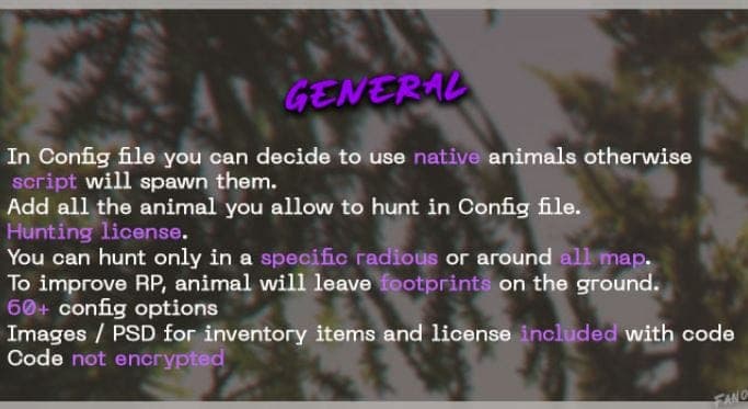 FiveM ESX Hunting Script FiveM Script — esx 2