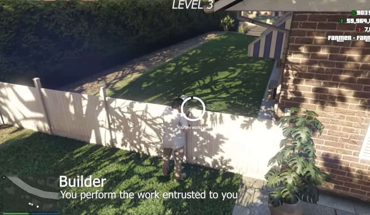 Builder Job (Leveling System) FiveM Script — esx 3