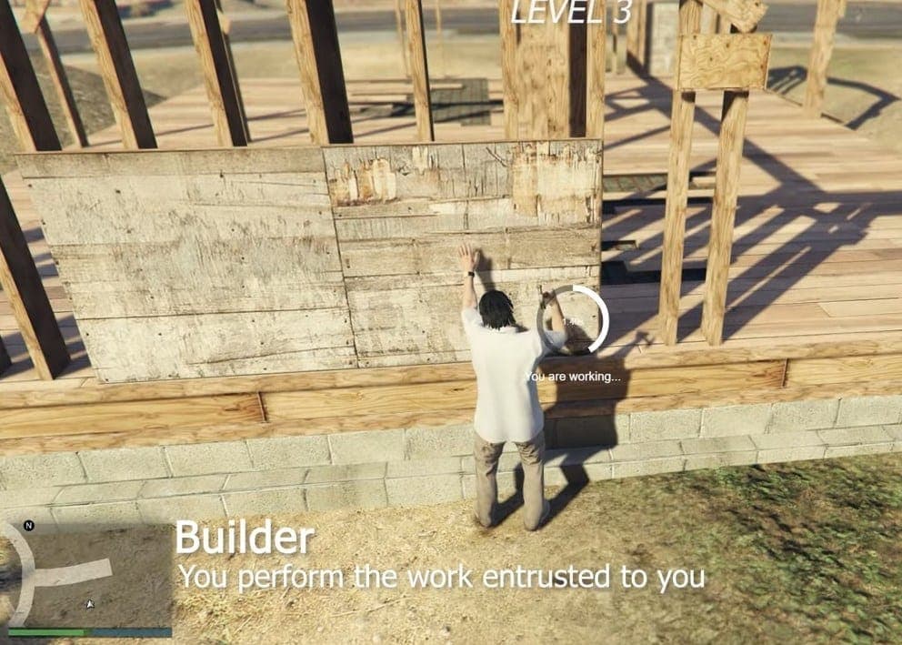 Builder Job (Leveling System) FiveM Script — esx 2