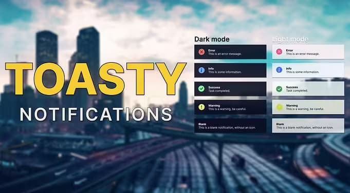 Toasty Notification standalone FiveM Script