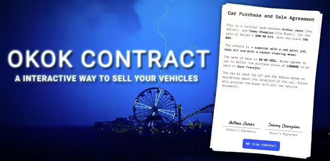 okokContract esx FiveM Script