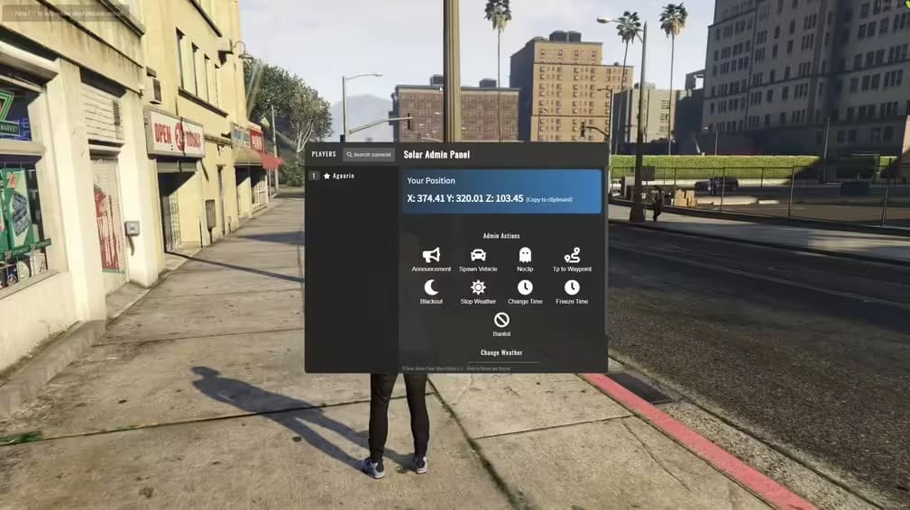 Solar Admin Panel (ESX) FiveM Script — esx 3