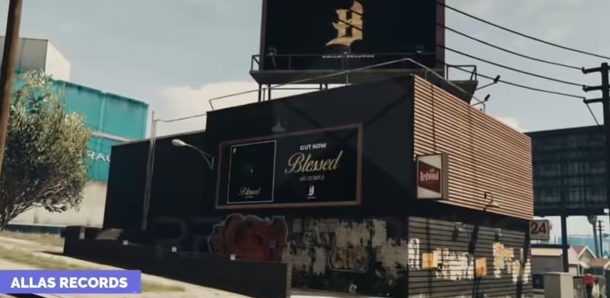 Ballas Records [Bar/Music Studio] esx FiveM Script