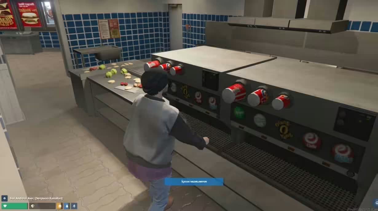 BurgerShot Job (QBCore) FiveM Script — esx