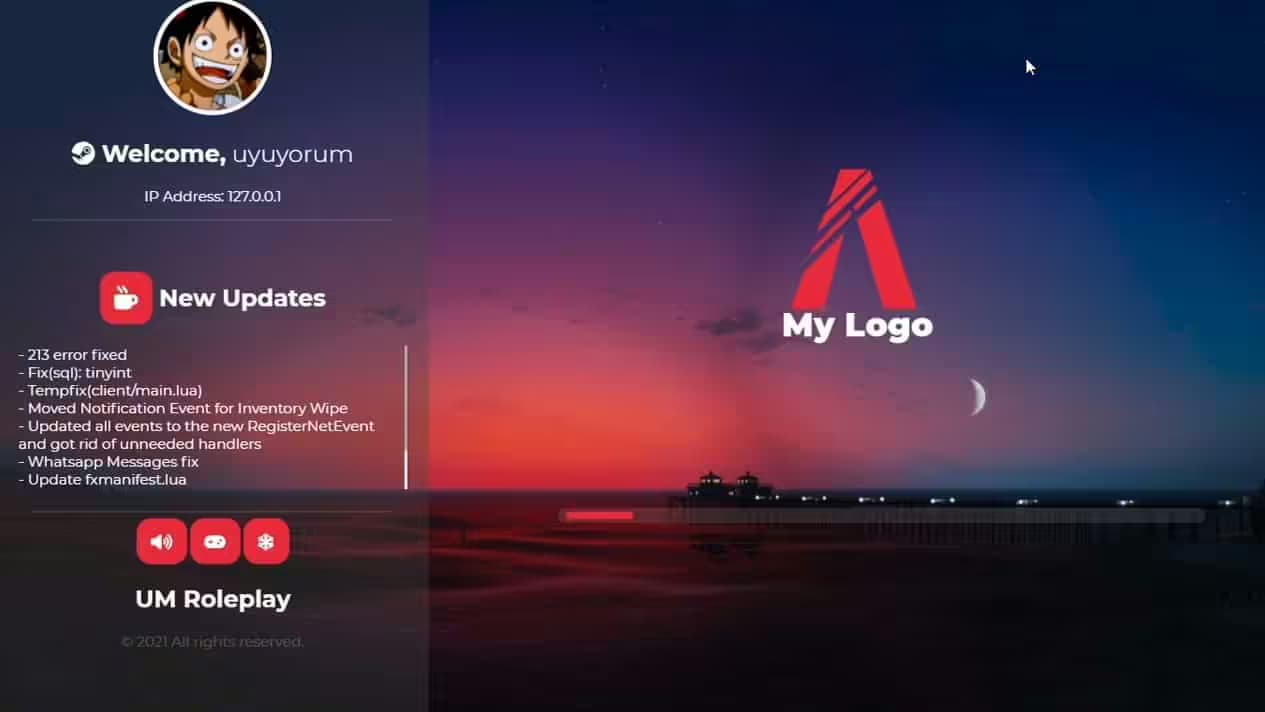 UM Loading Screen (with Minigame)