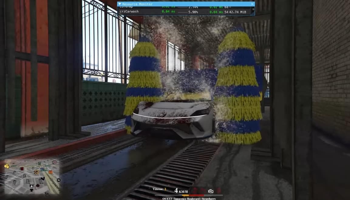 crz Car Wash (Self-Service) FiveM Script — esx 2