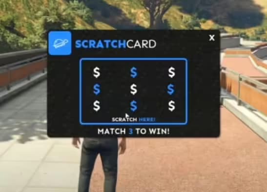 Scratchcard (LuckGame) FiveM Script — esx 2
