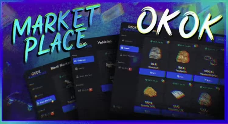okokMarketplace FiveM Script — esx