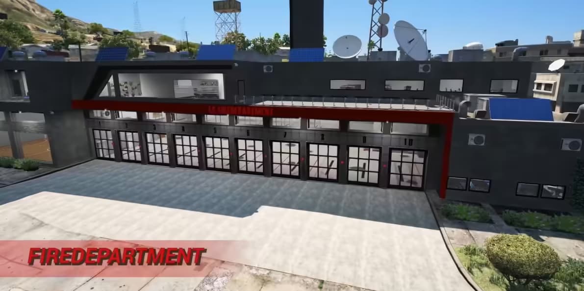 NXP Fire Department Map esx FiveM Script