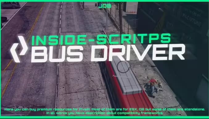 Bus Job Advanced esx FiveM Script
