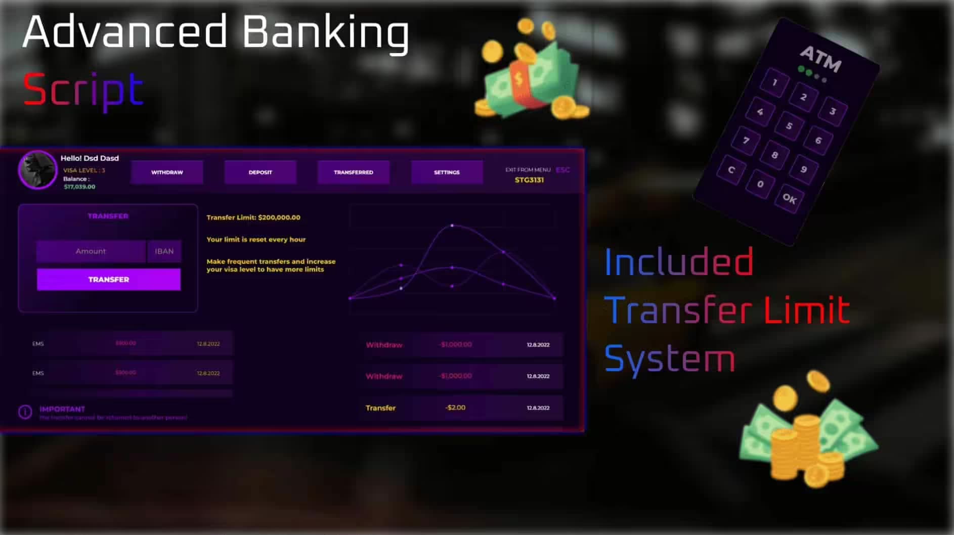 Advanced Banking System [Level System][Standalone]