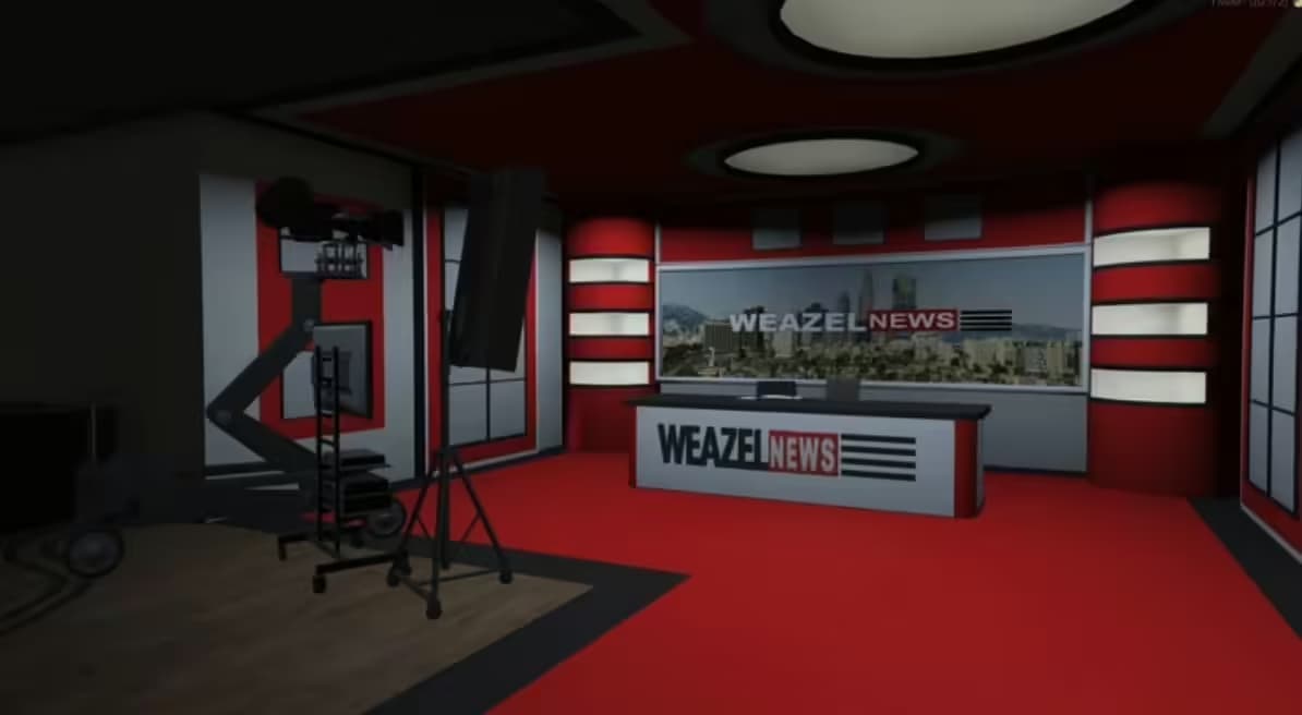 Weazel News MLO v3 esx FiveM Script
