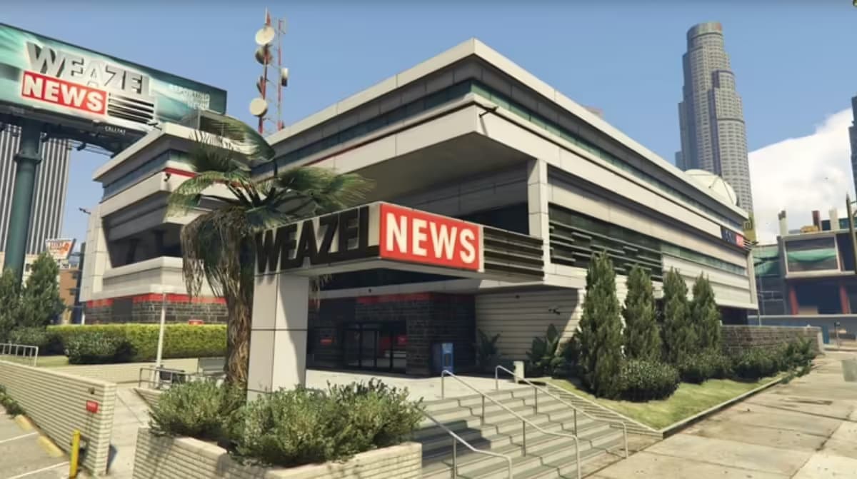 Weazel News MLO v3 FiveM Script — esx 6