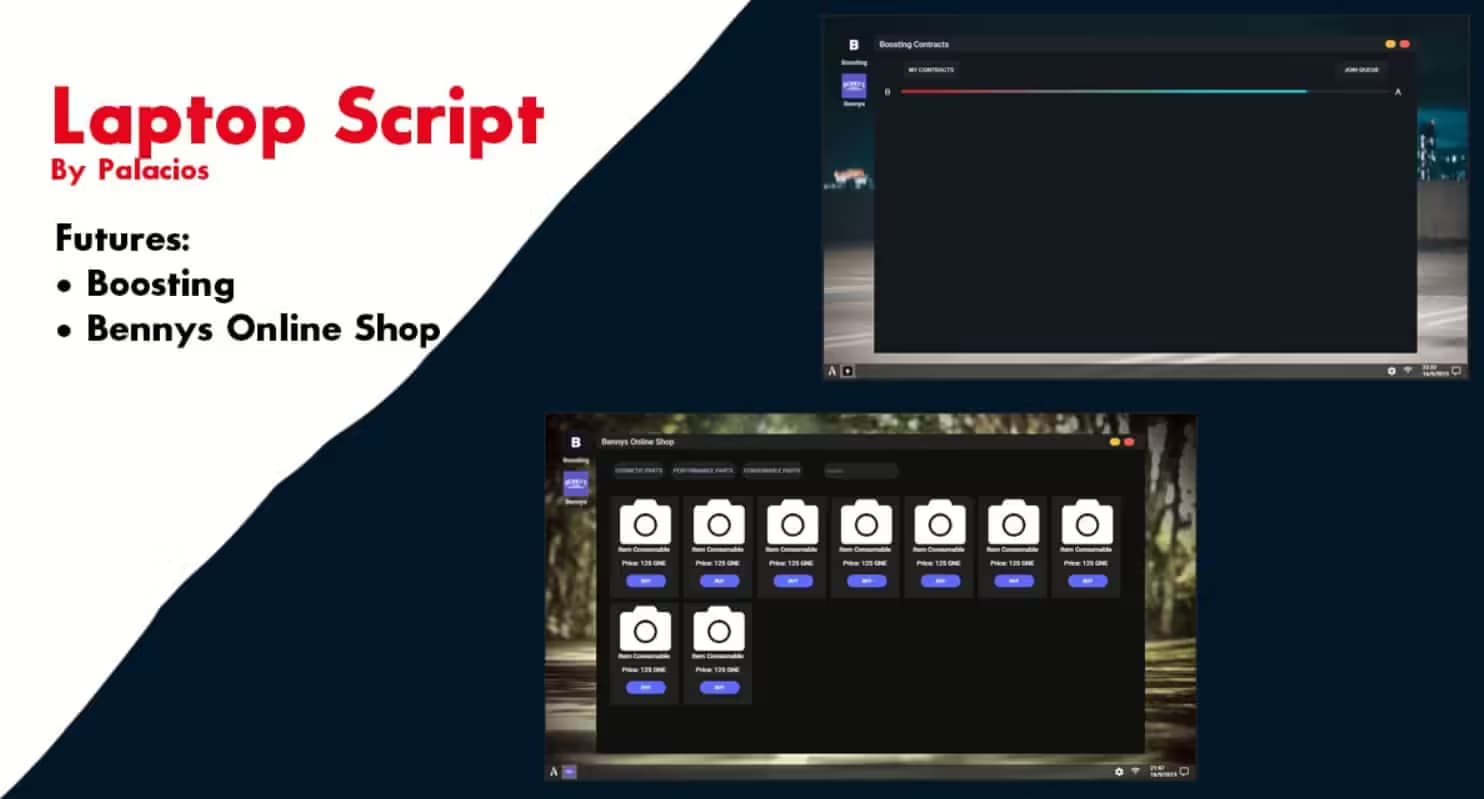 Boosting System V2 & Mechanic Parts System [Standalone]