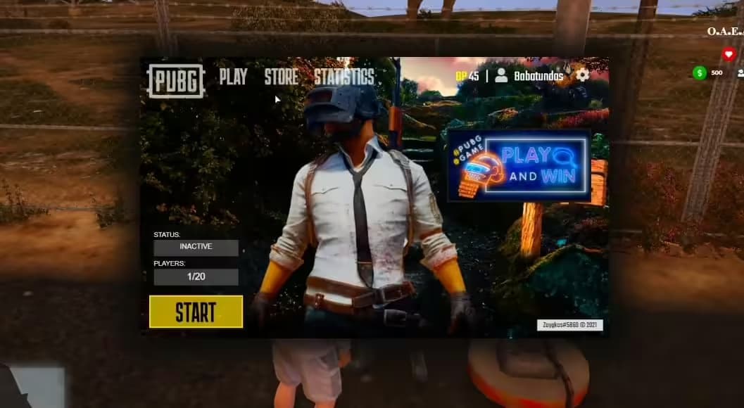 Pubg Game System (VIP) esx FiveM Script