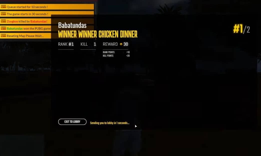 Pubg Game System (VIP) FiveM Script — esx 3