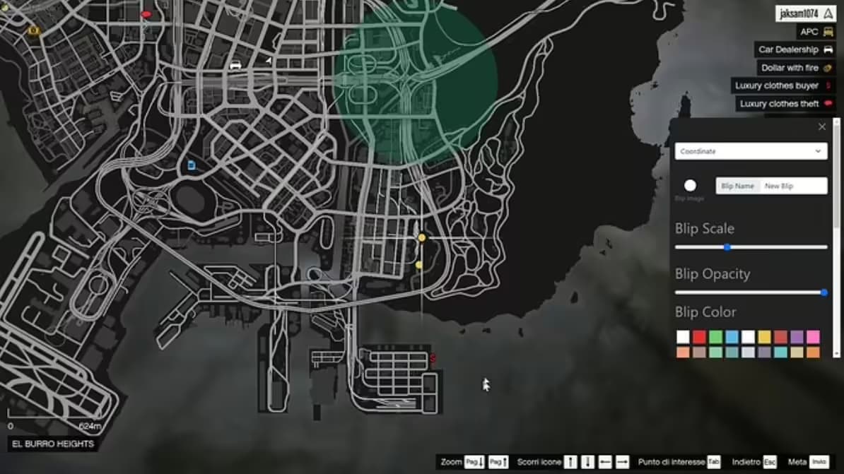 Blips Creator FiveM Script — esx 3