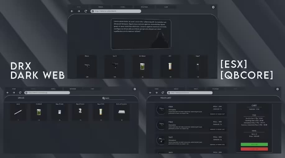 Dark Web (QB/ESX) FiveM Script — esx