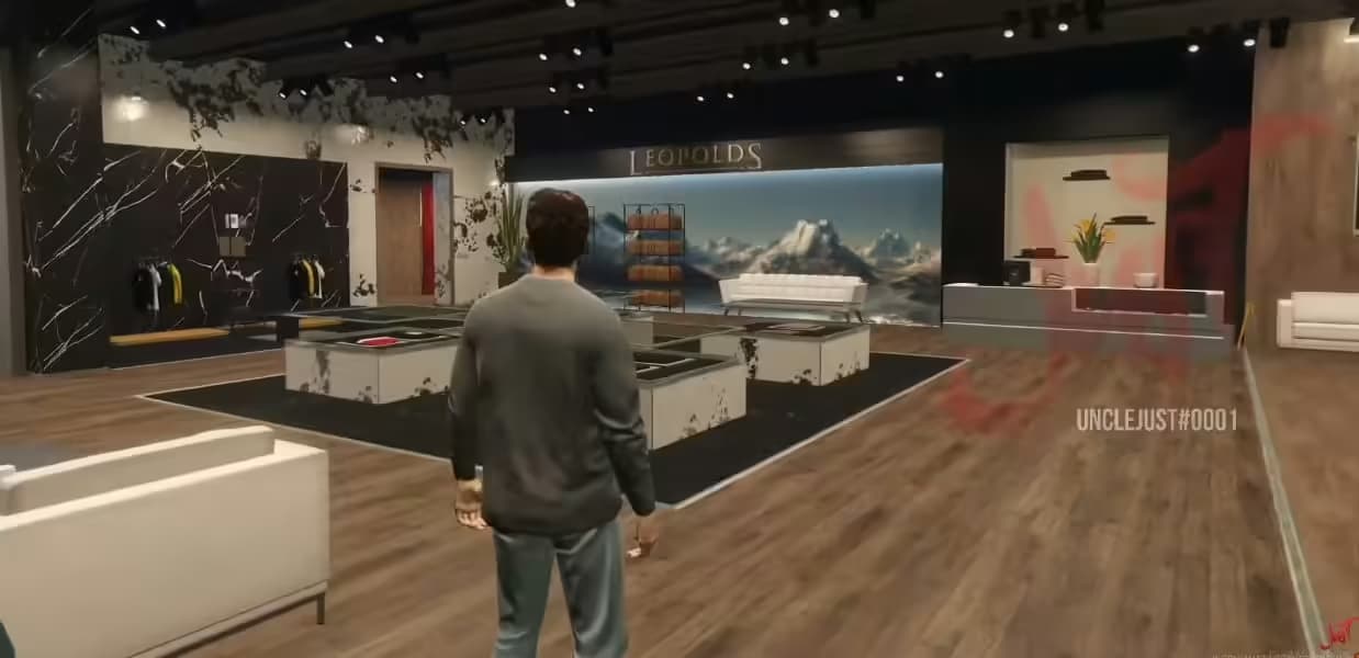 UJ Clothes Shop esx FiveM Script