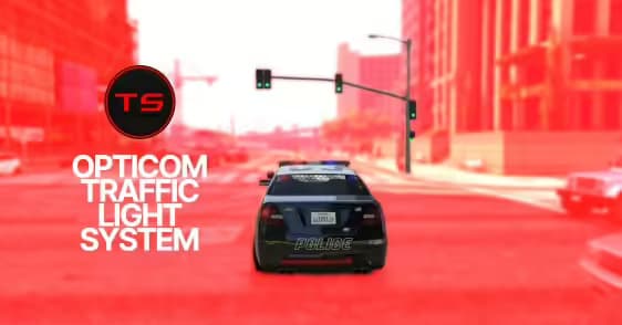 Opticom Traffic Light System esx FiveM Script