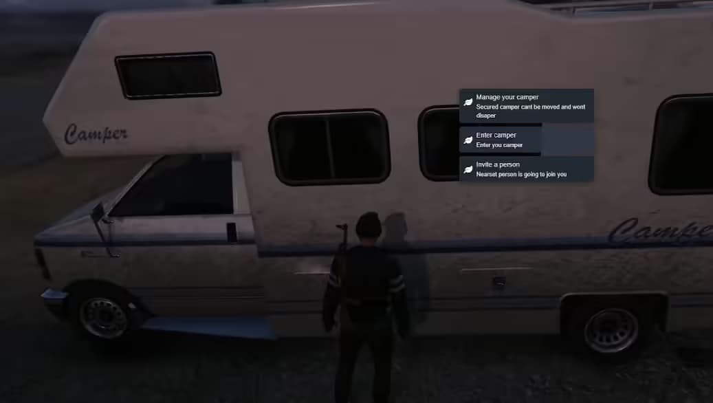 Camper esx FiveM Script