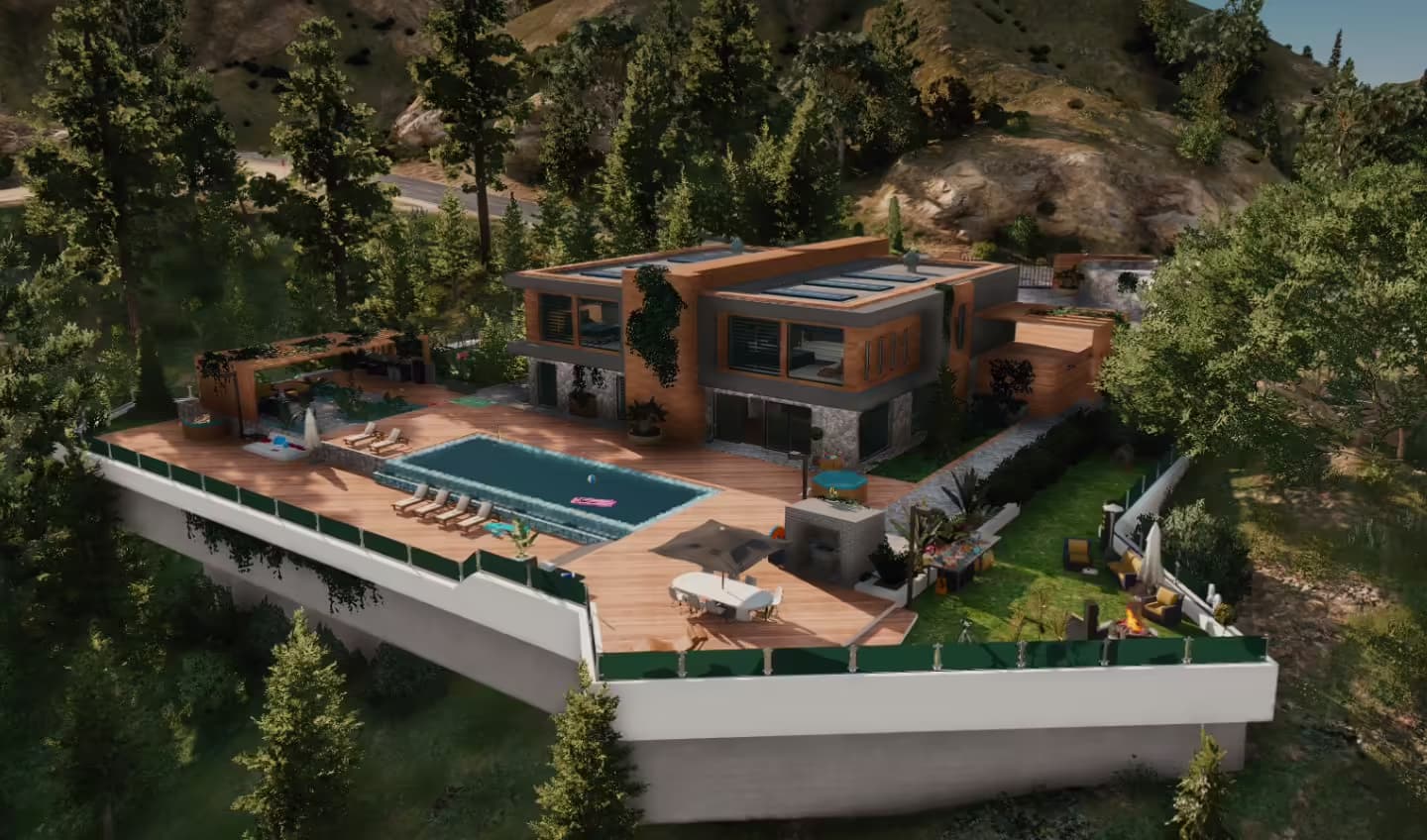 Forest Mansion MLO esx FiveM Script