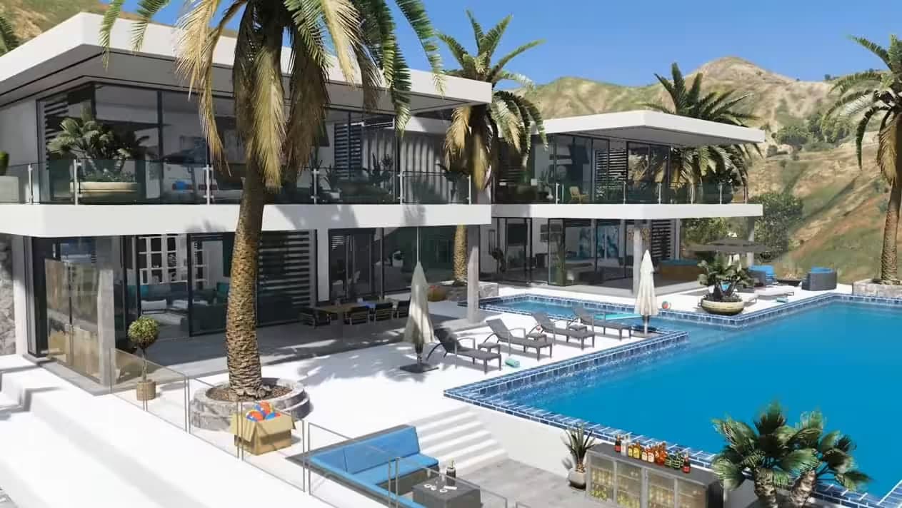 Vinewood Hills Mansion MLO FiveM Script — esx 5