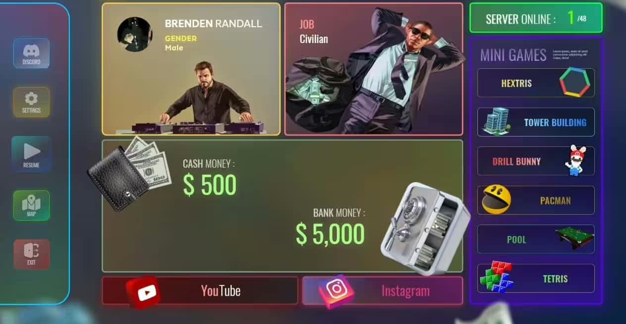 VIP PauseMenu (QB) qbcore FiveM Script