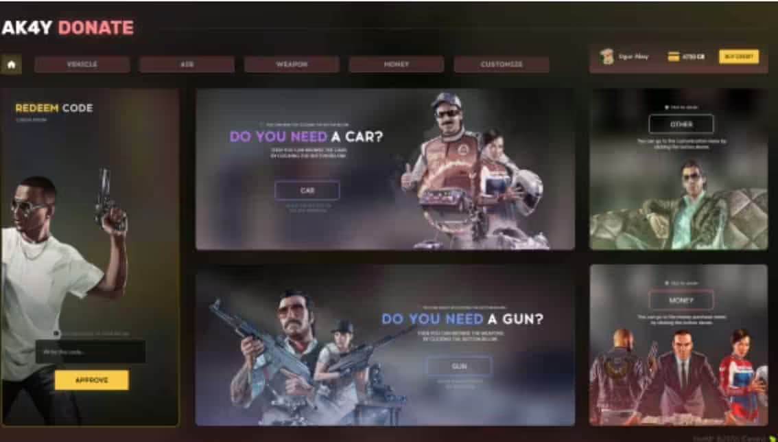 VIP System - Ingame Shop (ESX/QB) esx FiveM Script