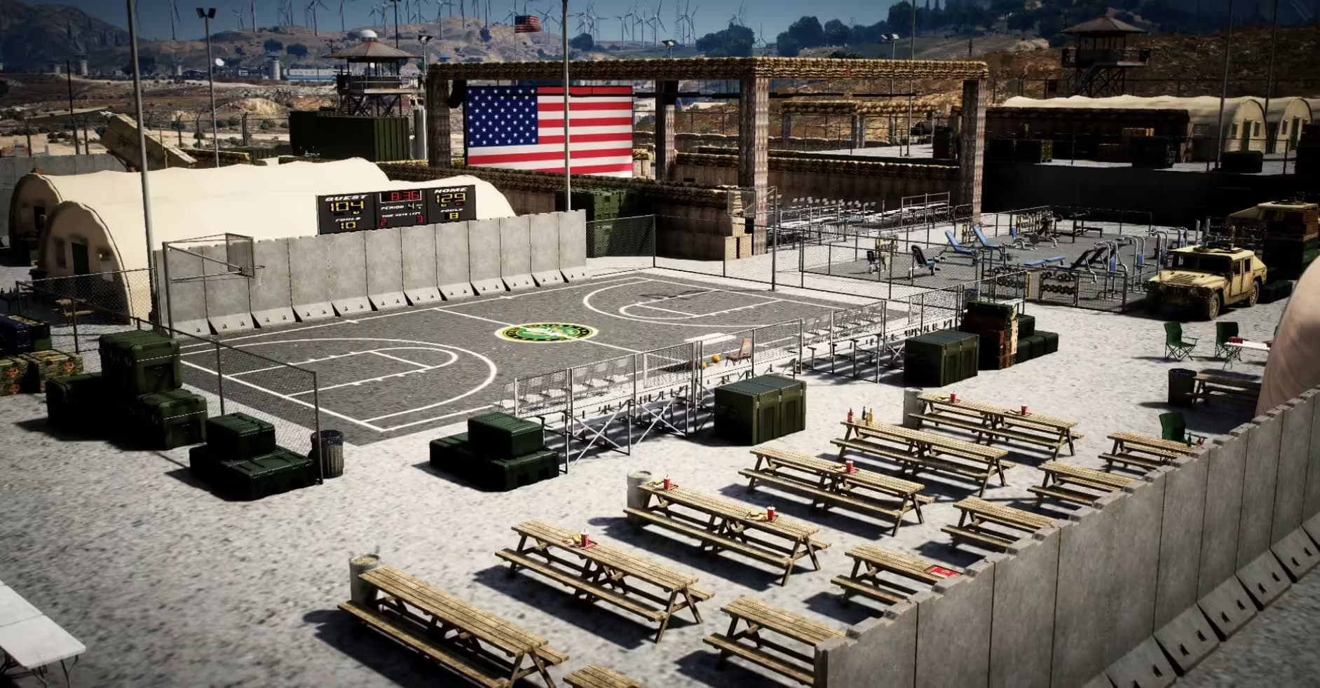 Military Base FiveM Script — esx 5