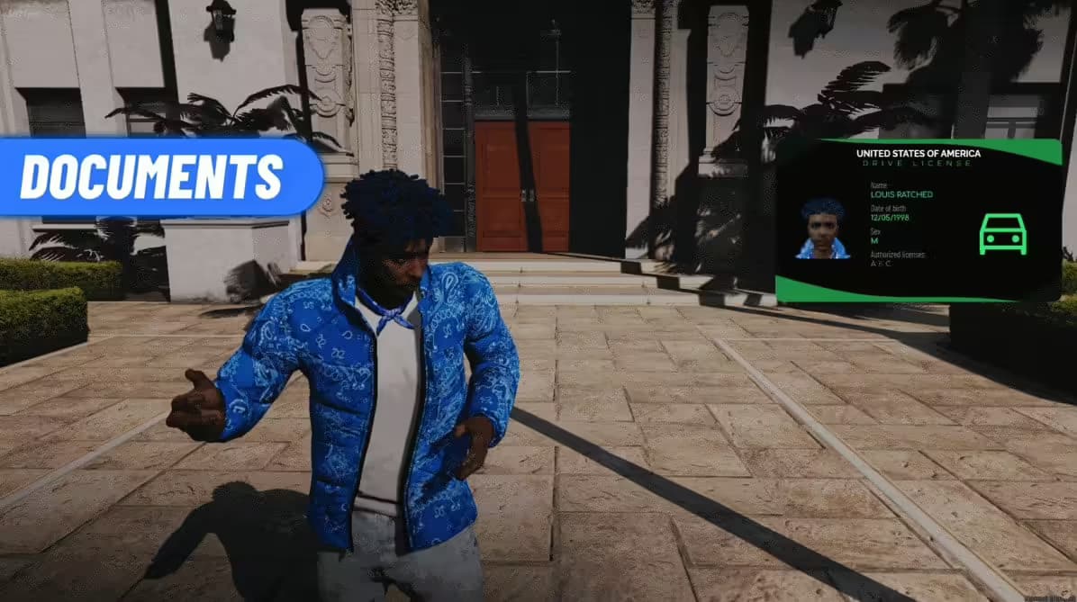 Vames Documents | ID CARD MUGSHOT