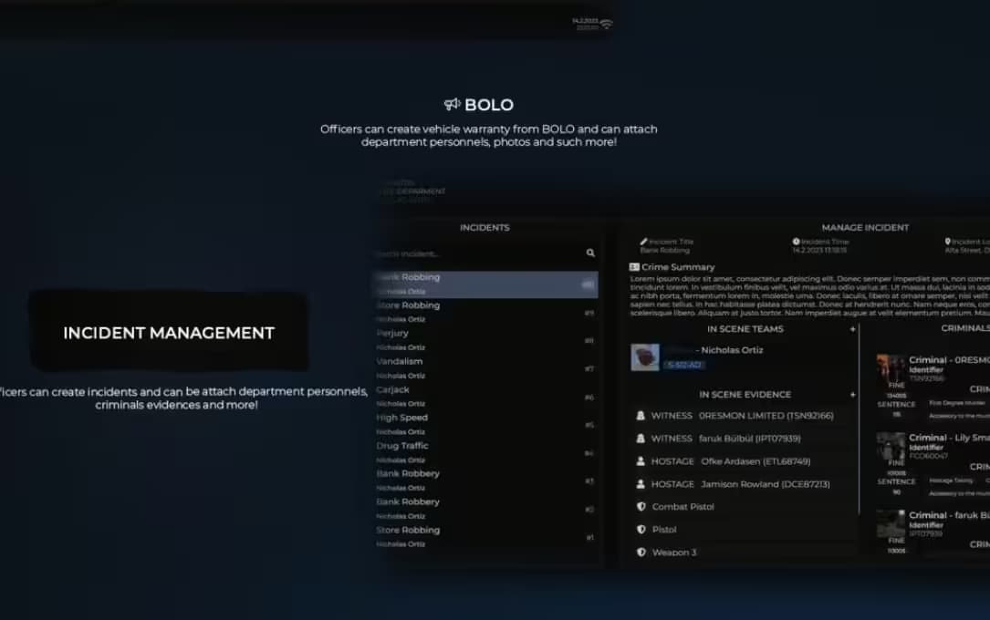 LS MDT (ESX/QB) FiveM Script — esx 4