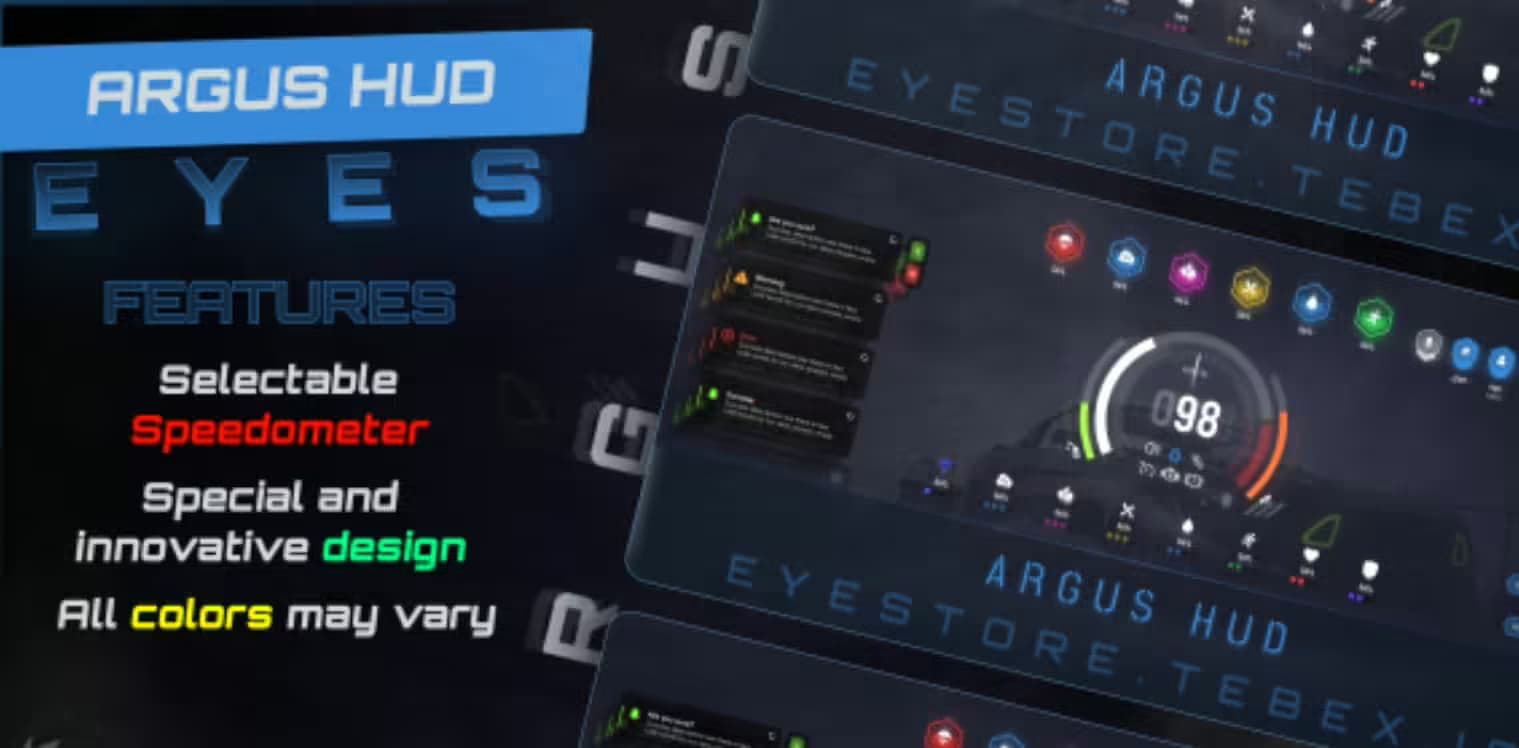 Argus HUD (ESX / QB) esx FiveM Script