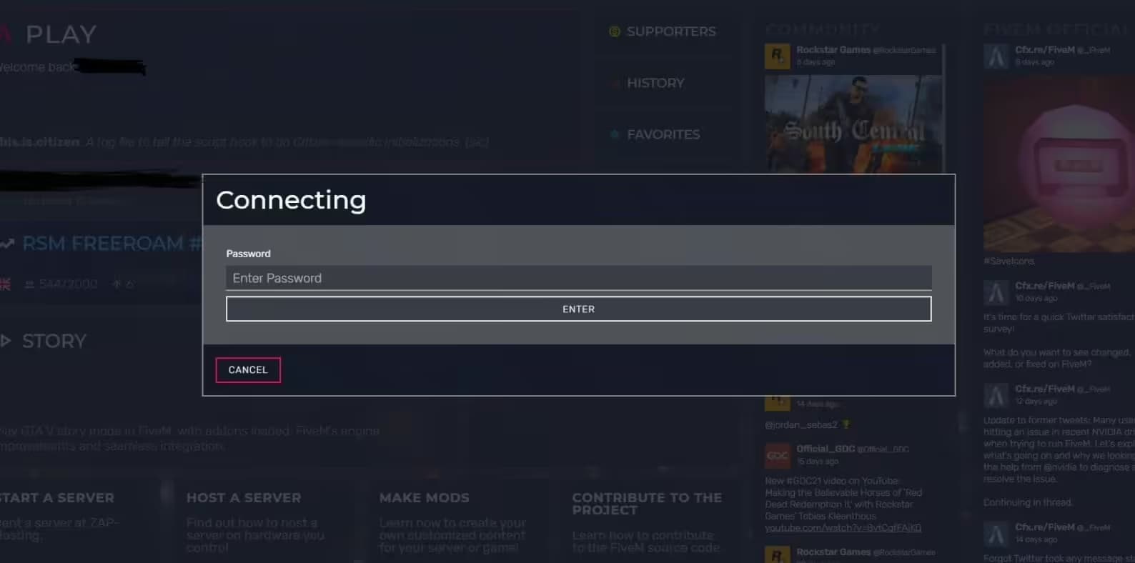 Password Whitelist Script esx FiveM Script