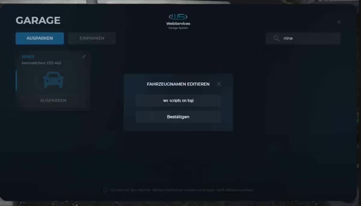 Garage Impound System FiveM Script — esx 2