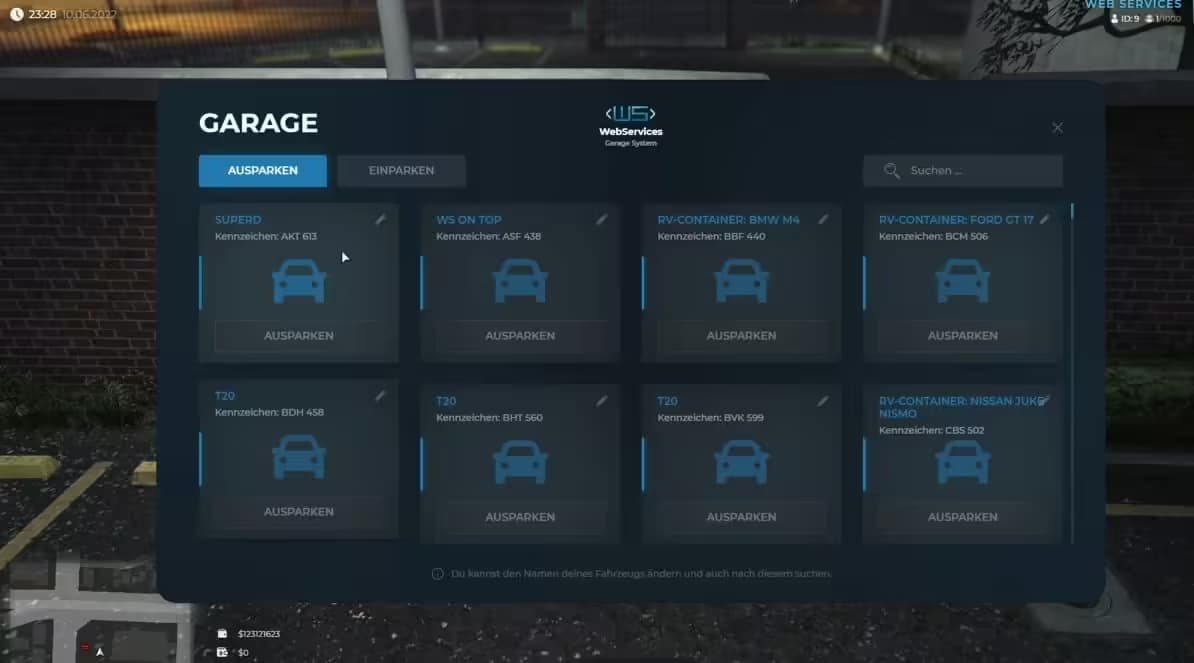 Garage Impound System