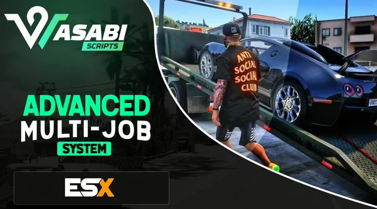 Premium MultiJob FiveM Script — esx