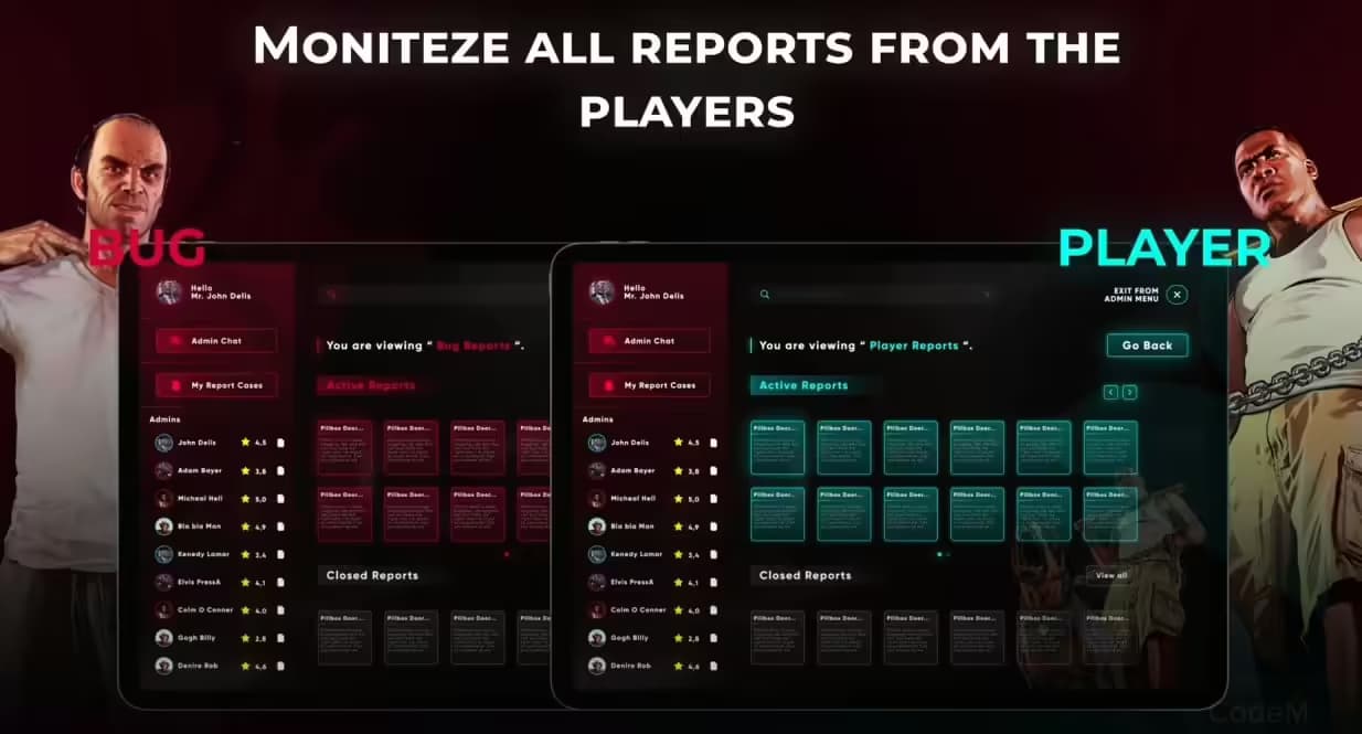 Venice Report v2 esx FiveM Script