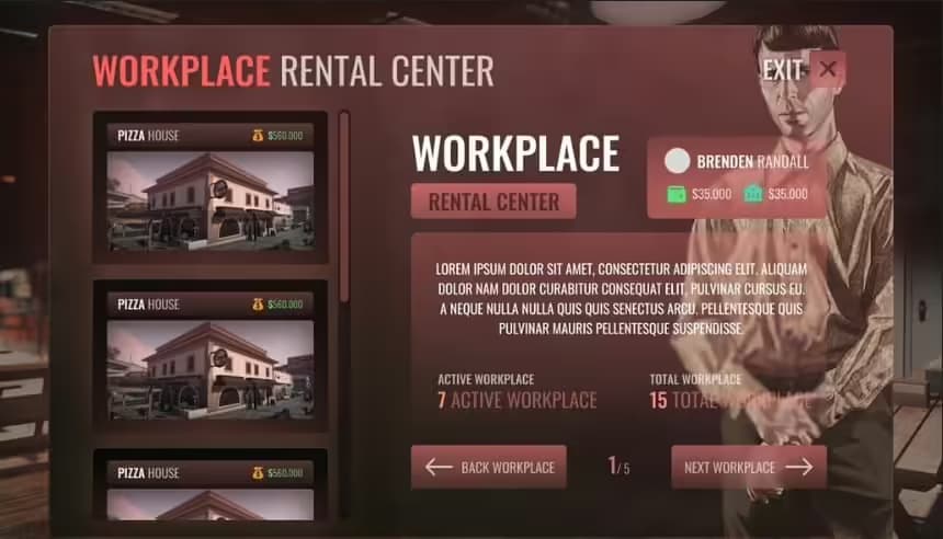 Workplace Script qbcore FiveM Script