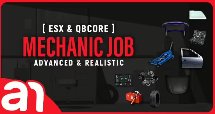 VIP Mechanic Job [QBCore & ESX] esx FiveM Script