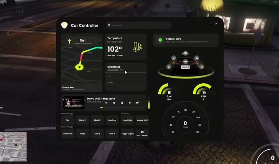 0r CarControl esx FiveM Script
