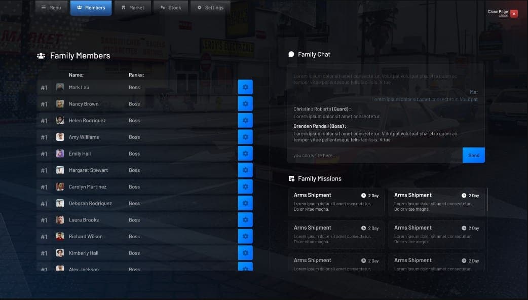 Family / Gang System (ESX) FiveM Script — esx 2