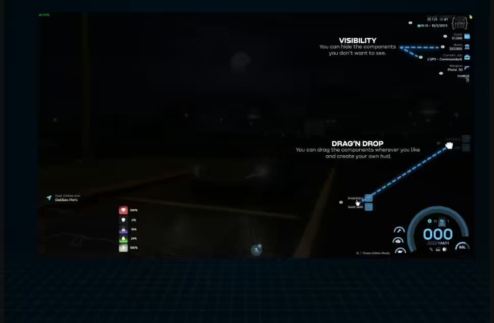 Wais HUD V5 (ESX/QB) FiveM Script — esx 6