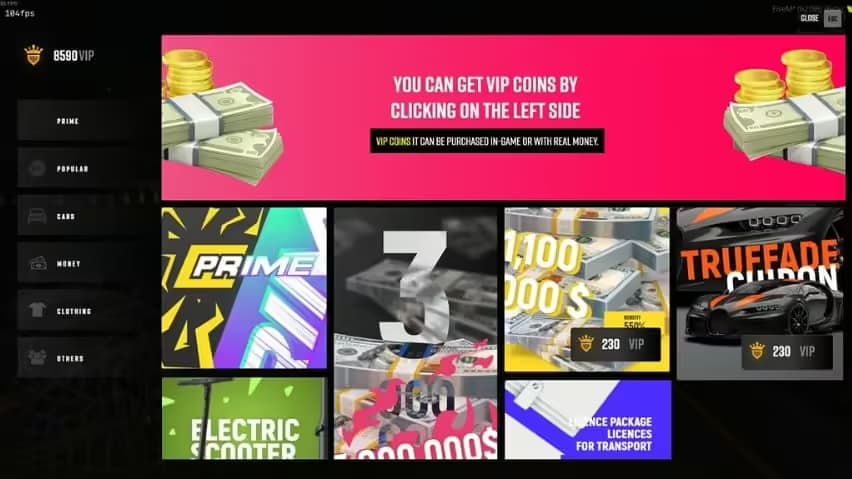 Grand RP VIP System esx FiveM Script