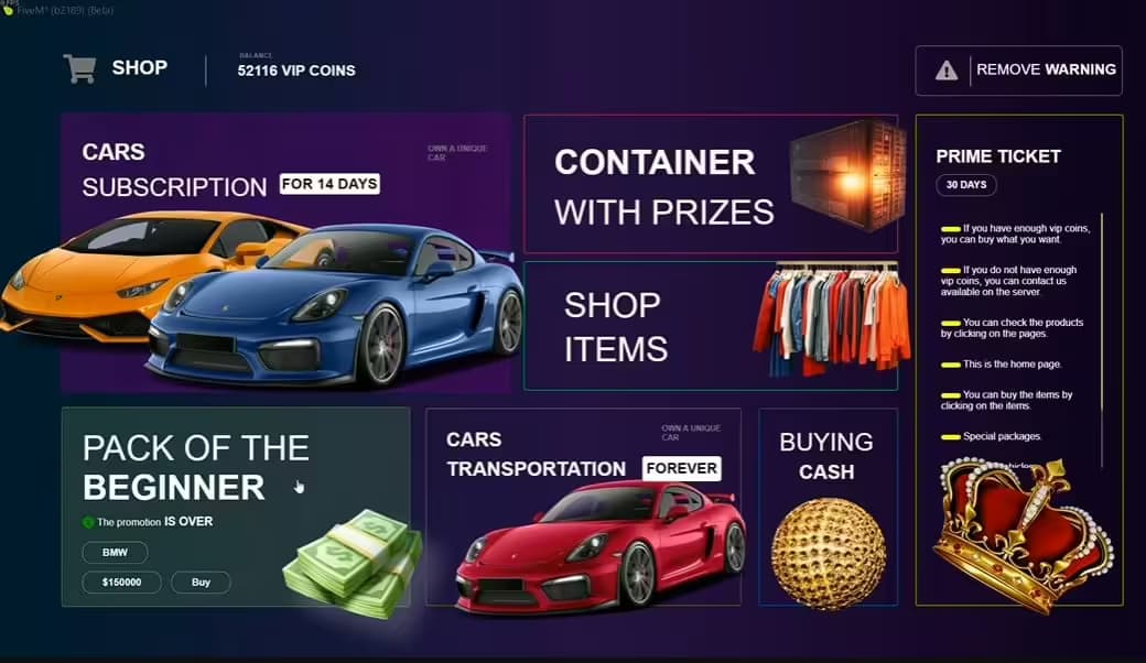 VIP System for ESX esx FiveM Script