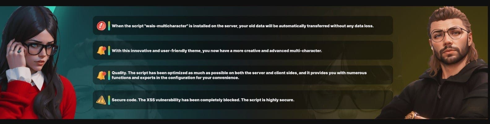 Wais Multicharacter FiveM Script — esx 4