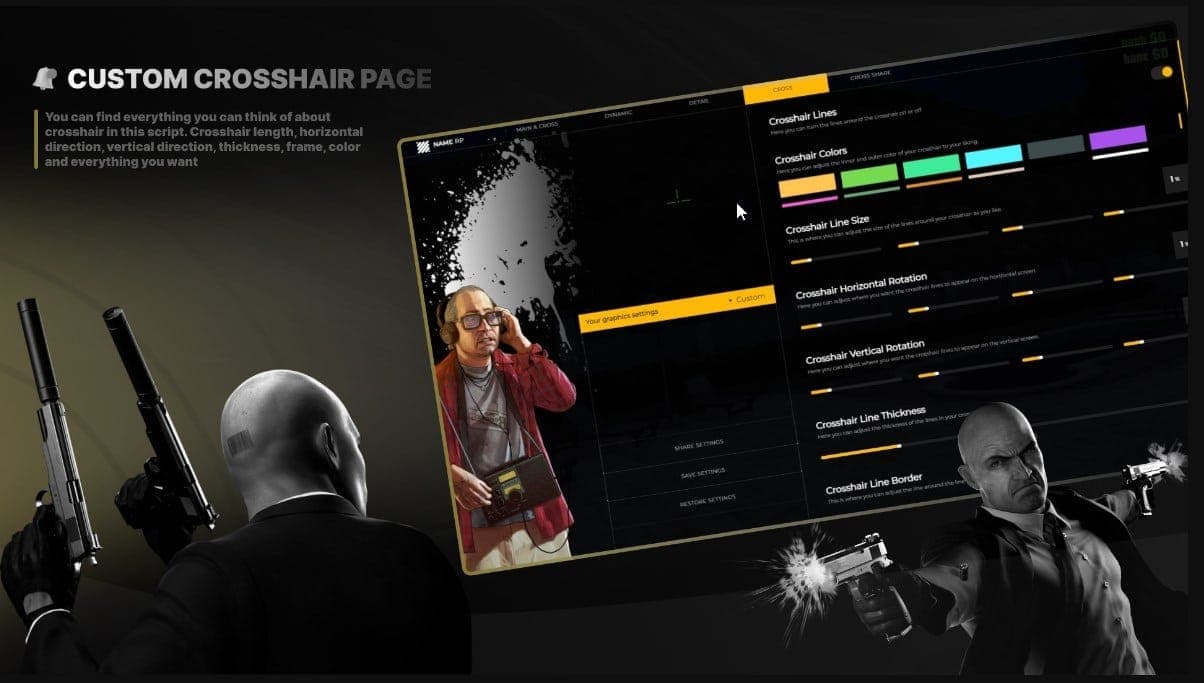 FPS Boost / Crosshair FiveM Script — qbcore 2